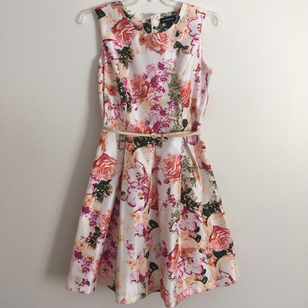 Liz Claiborne Floral Knee-Length Dress